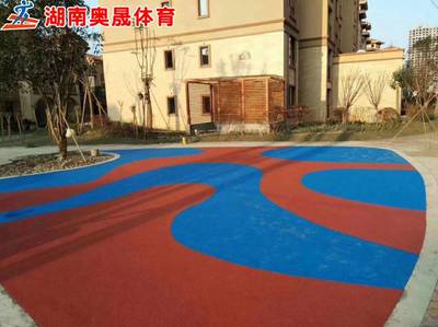 蒸湘區(qū)學(xué)校彈性丙烯酸涂料 籃球場(chǎng)塑膠面層鏟除 硅PU球場(chǎng)材料施工