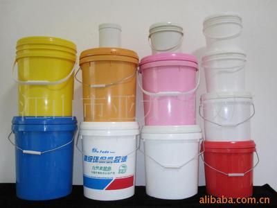 【供應化工桶 塑料桶 塑膠桶 涂料桶 印花漿桶】價格,廠家,圖片,塑料桶/罐,江山市亞龍塑膠廠-
